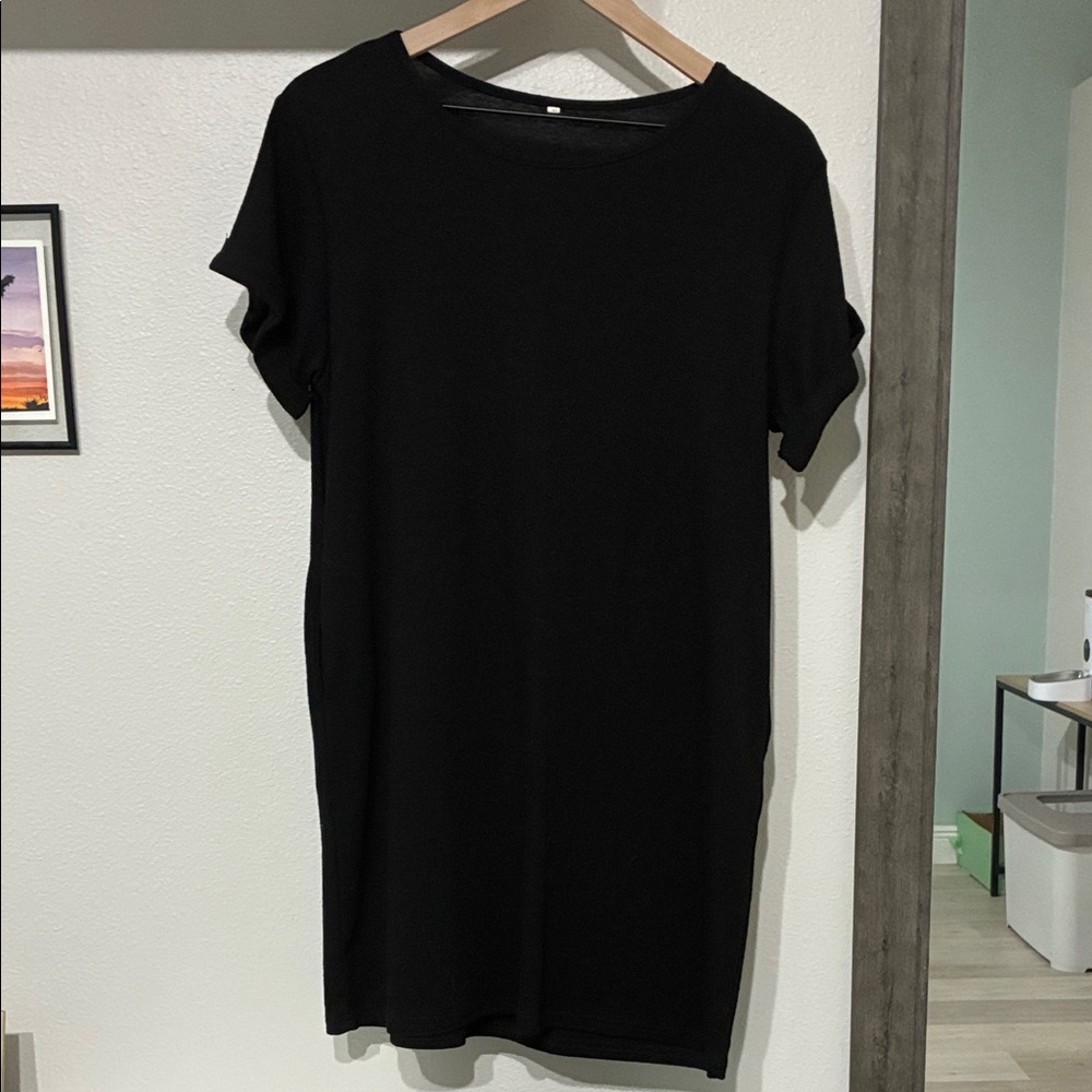 Black T-Shirt Dress